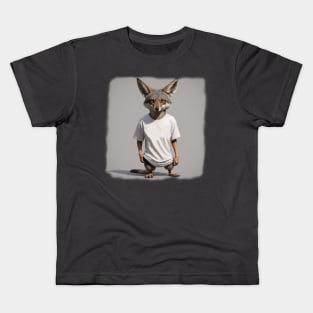 Jackal wearing a T-shirt Kids T-Shirt